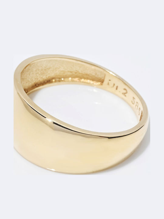 Lunaorocreations Damen Chevalier Ring 14K Gold Minimal