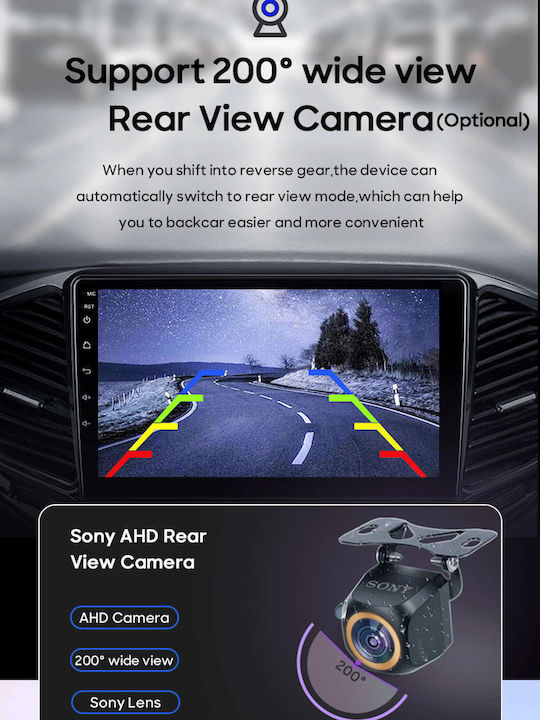 Auto-Audiosystem für Suzuki Hoch 2009-2016 (Bluetooth/USB/WiFi/GPS/Apple-Carplay/Android-Auto) mit Touchscreen 9"