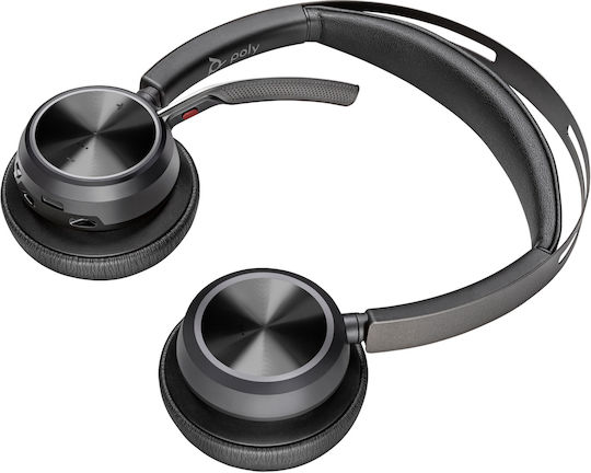 Poly Voyager Focus 2 USB-C On Ear Multimedia Ακουστικά με μικρόφωνο