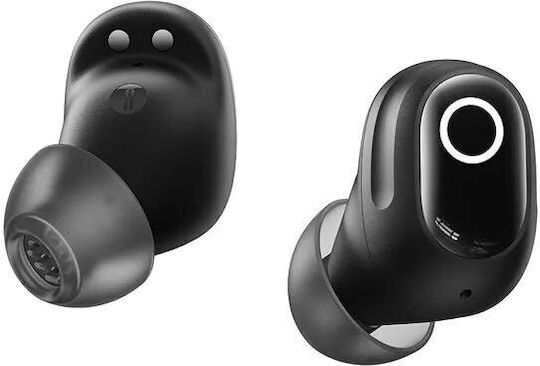 Baseus Bass BD1 In-ear Bluetooth Handsfree Ακουστικά με Αντοχή στον Ιδρώτα και Θήκη Φόρτισης Cosmic Black