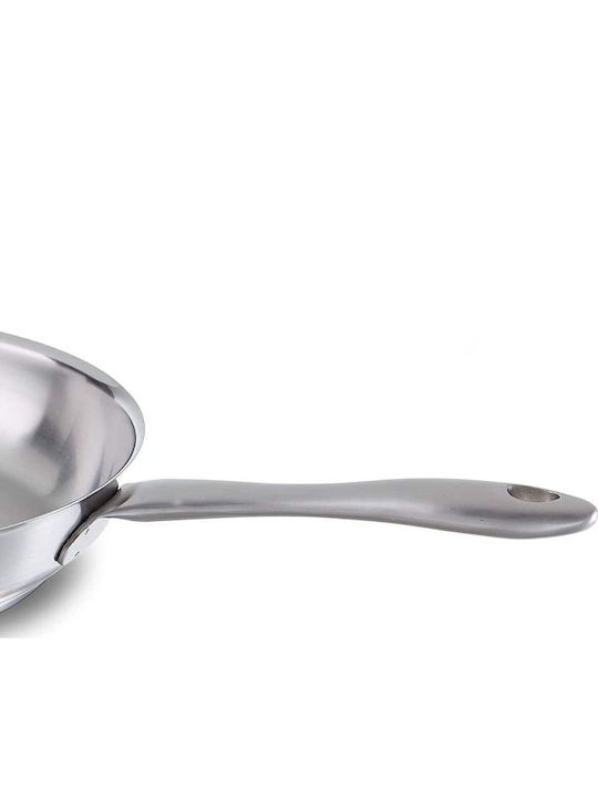 Fissler Τηγάνι από Ανοξείδωτο Ατσάλι 24cm