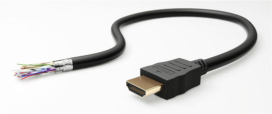 Spacetronik HDMI 2.0 Premium High Speed 4K 60Hz HDR Kabel HDMI-Stecker - HDMI-Stecker 15m Blaue