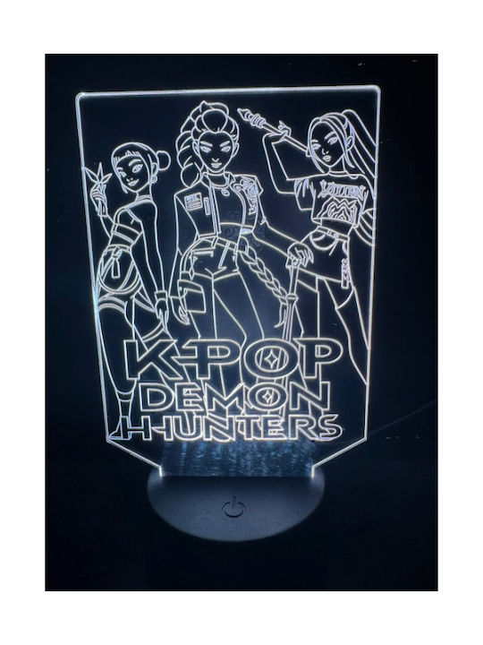 Παιδικό Διακοσμητικό Φωτιστικό K-pop Demon Hunters Πράσινο 19x11cm