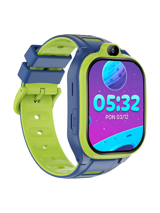 Forever Παιδικό Smartwatch 4G με GPS & Κάμερα Μπλε
