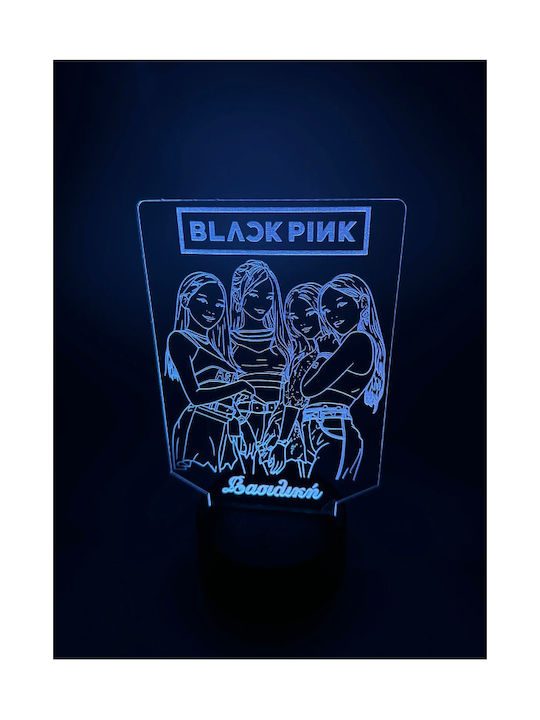 Παιδικό Διακοσμητικό Φωτιστικό Blackpink Μωβ 20x12cm