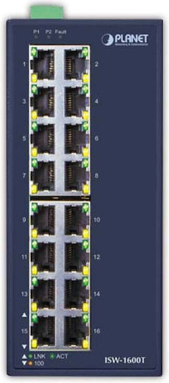 Planet ISW-1600T Negestionat L2 Switch cu 16 Porturi Ethernet