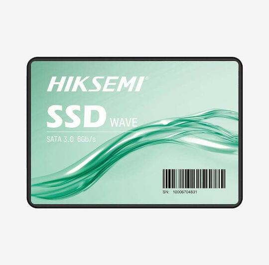 Hiksemi Wave S SSD 512GB 2.5'' Type With SATA III Connection HS-SSD-WAVE(S)(STD)/512G/SATA/WW