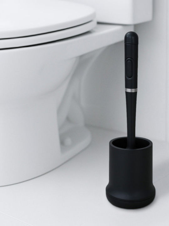 Ceramic Toilet Brush Black