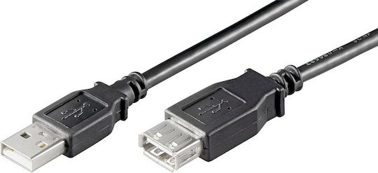 Καλώδιο Usb Microconnect Usb-a Usb-a 0.3 M Μαύρο Usbaaf03b