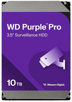 Western Digital Pro Smart Video 10TB HDD Σκληρός Δίσκος 3.5" SATA III 7200rpm με 512MB Cache για Server WD102PURP
