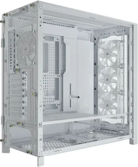 Corsair Frame 5000D RS Gaming Midi Tower Κουτί Υπολογιστή με Πλαϊνό Παράθυρο Λευκό