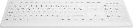 Cherry Ak-c8100 Защитна Клавиатура Бяла