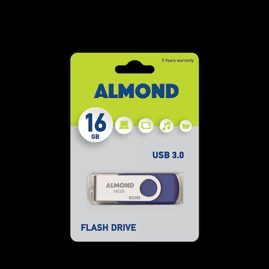 Almond Twister 16ГБ USB 3.0 Стик Син