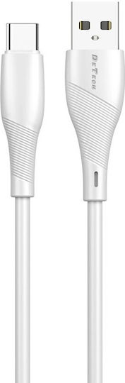 DE-44M3 Редовна USB 2.0 до микро USB кабел Бял 3м (40270) 1бр