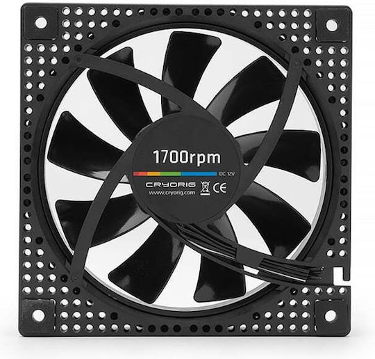Cryorig Crona S Case Fan 120mm (1700rpm) with ARGB Lighting and 4-Pin PWM Connection Pack of 3
