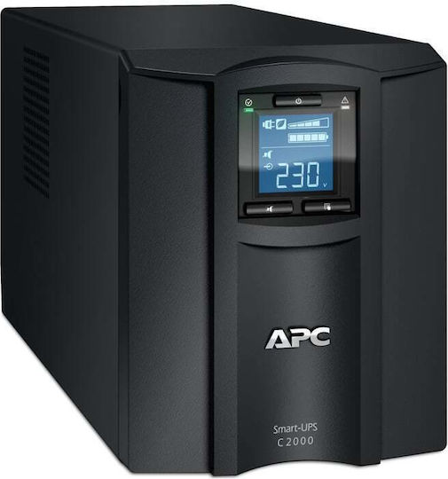 APC Smart-UPS C Line-Interactive 2000VA 1300W με 6 IEC Πρίζες