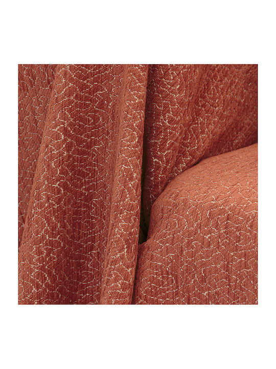 Lino Home Boxi Sofa Throw Chenille 180x250cm Teracotta