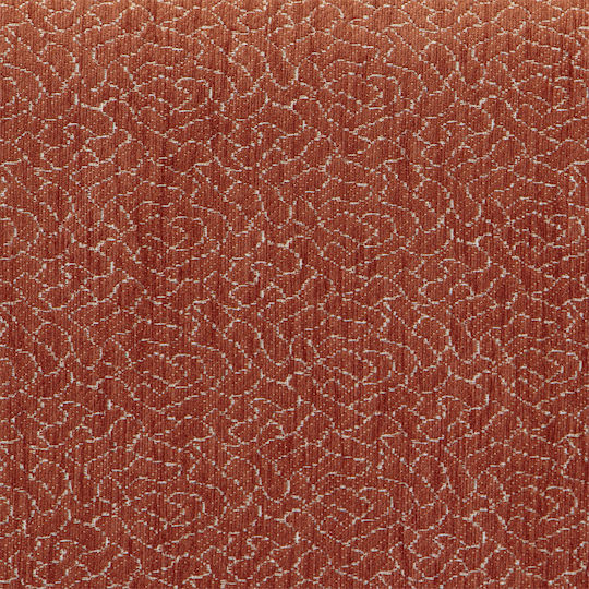 Lino Home Boxi Ριχτάρι Πολυθρόνας Chenille 180x180εκ. Κεραμιδί