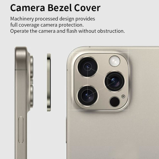 Camera Lens Protector Titanium Alloy iPhone 14 14 Plus Black
