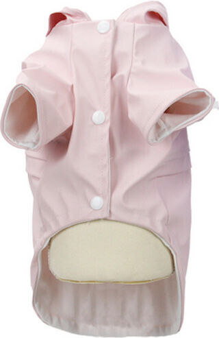 Glee Pink Dog Coat with Hood Small with 24cm Back Length