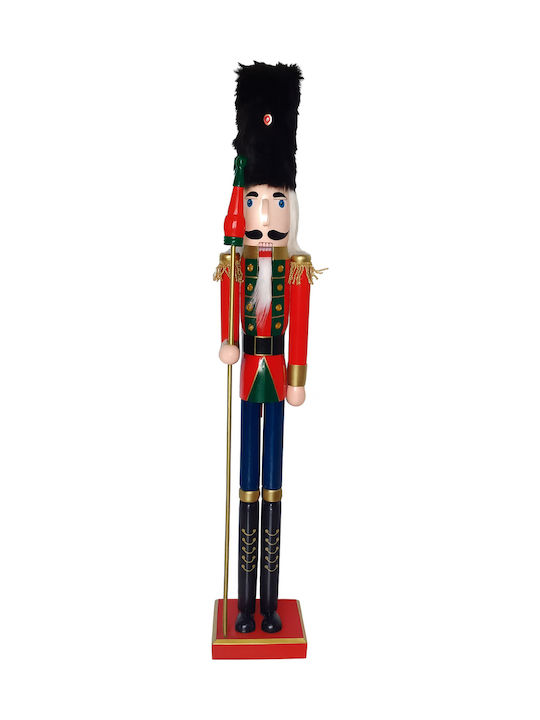 ForAll Wooden Christmas Nutcracker 120cm Red