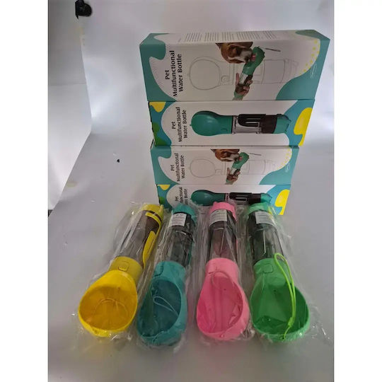 Verk Group Flasche Futter & Wasser für Hund & Katze 300ml in Gelb Farbe