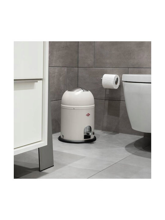 Wesco Coș de Gunoi Plastic Alb 6lt 1buc