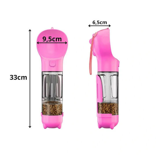 Verk Group Flasche Futter & Wasser für Hund & Katze 300ml in Gelb Farbe