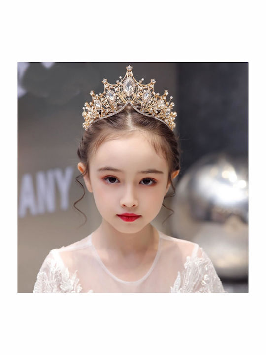 Kinder Tiara Gold Silber Belle