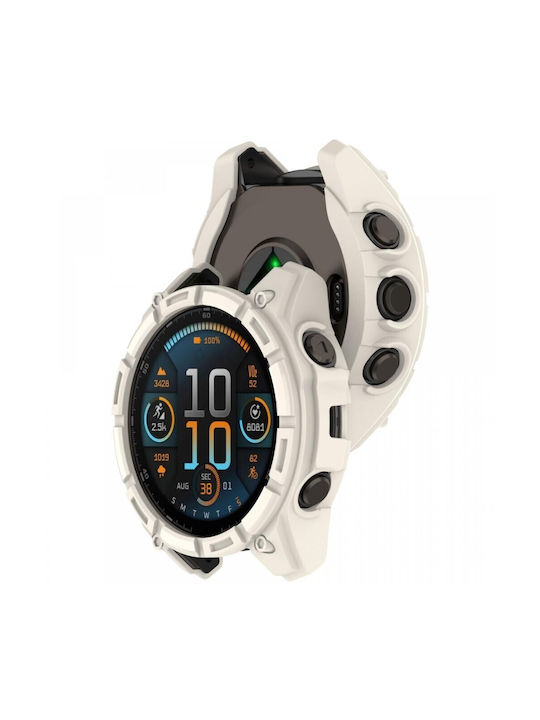 Θήκη Σιλικόνης σε Μπεζ χρώμα για Garmin Fenix 8 (47 mm) Θήκη Σιλικόνης σε Μπεζ χρώμα για Garmin Fenix 8 (47 mm)