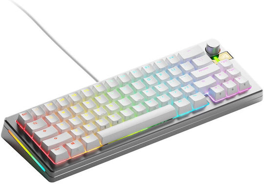 Glorious PC Gaming Race GMMK 3 Hall Effect Gaming Keyboard 65% with RGB lighting (English US) Silver