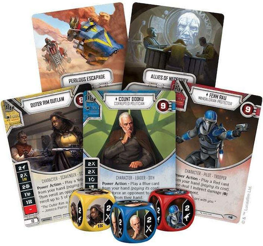 Joc de Societate Star Wars Destiny: Allies of Necessity Draft Set pentru 2 Jucători 10+ Ani (EN) Fantasy Flight