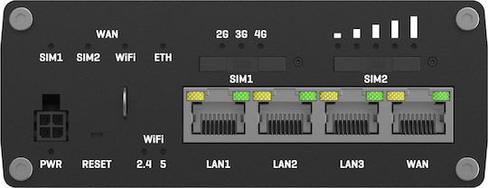 Teltonika RUTM11 v3 Ασύρματο 4G Router Wi‑Fi 5 με 3 Θύρες Gigabit