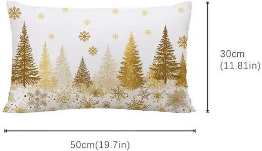 By Queen Limited Festive Edition Decorative Pillow Case Golden Forest 50x30cm