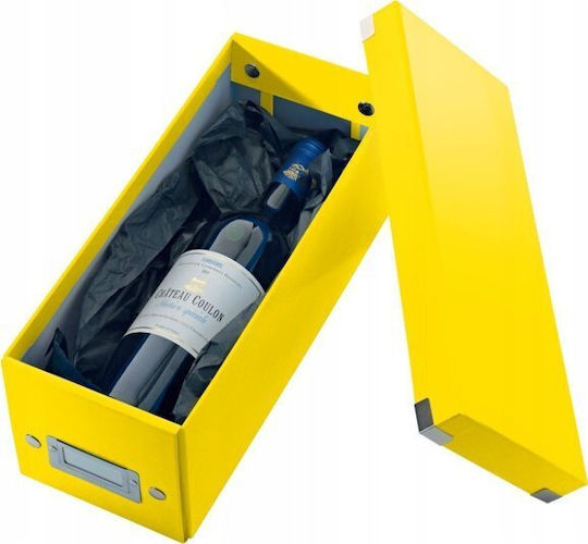 Leitz Papier Ablagebox mit Deckeln 13x35x14cm Gelb