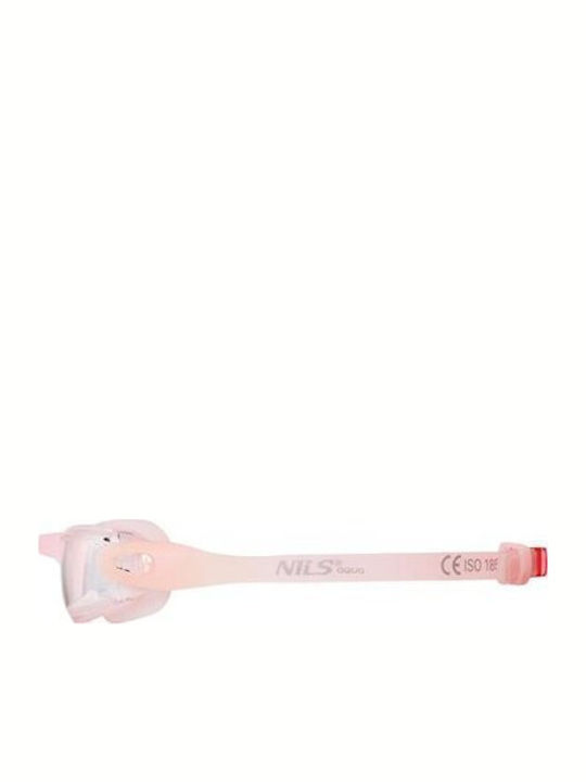 Nils Swimming Goggles Kids Pink