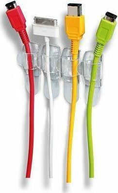 3M-UU007832114 Cable Clips 4pcs Transparent
