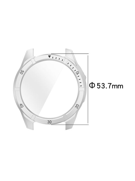 Пластмасов Калъф със Стъкло Black/Orange за Garmin Fenix 8 Solar (51mm)