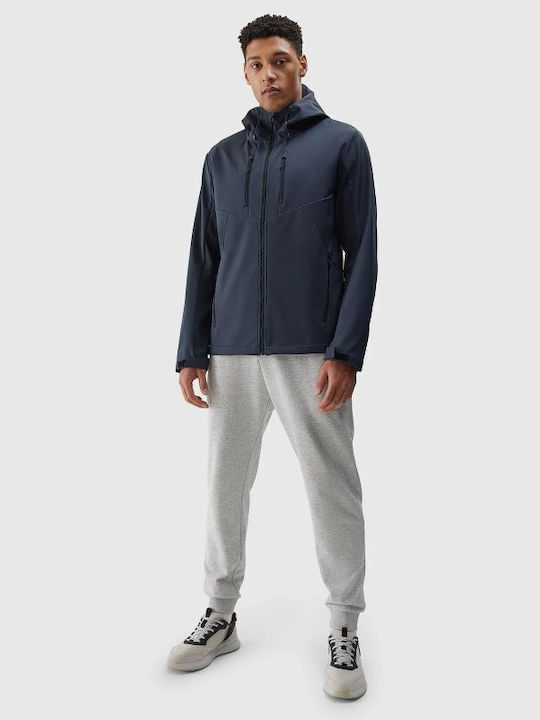 4F Jagdjacke Softshell Blau
