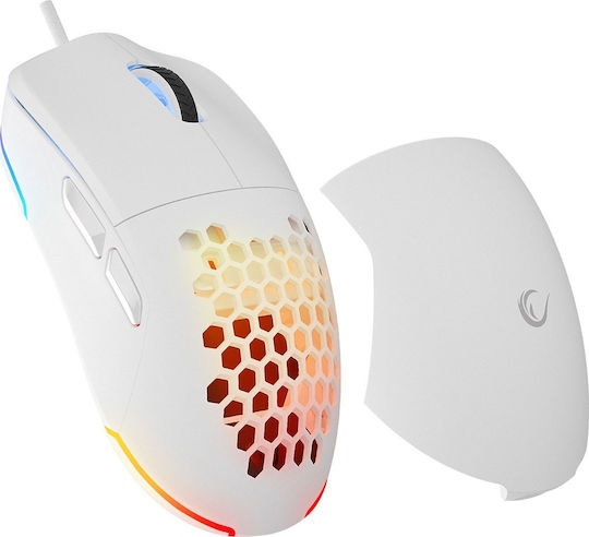 Rampage Blink RGB Gaming Mouse 12800 DPI White