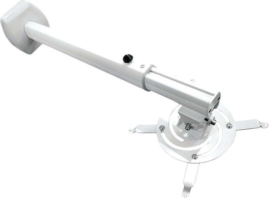 Avtek Βάση Projector Οροφής WallMount Pro 1500 με Μέγιστο Φορτίο 10kg Λευκή