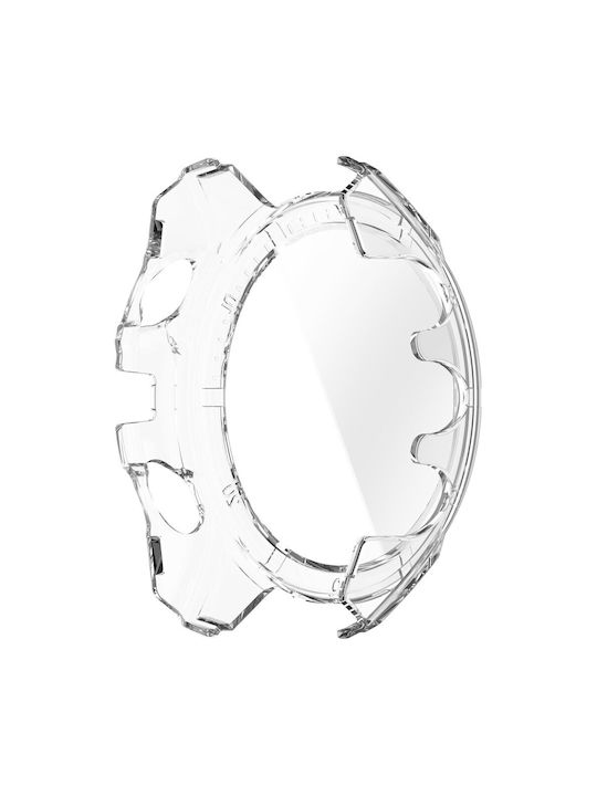 Carcasă de Plastic cu Sticlă în culoarea Transparent pentru Garmin Fenix 8 Solar (51mm)
