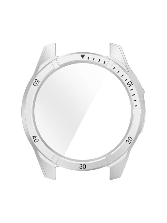 Plastic Case with Glass Silver/Black for Garmin Fenix 8 AMOLED (51mm)