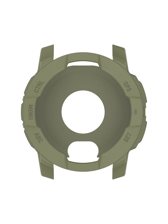 Θήκη Σιλικόνης Army Green για Garmin Instinct 3 (50mm) Θήκη Σιλικόνης Army Green για Garmin Instinct 3 (50mm)