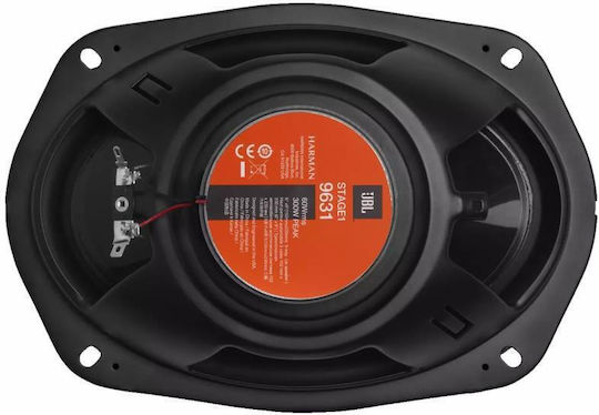 Stage1 9631 Jbl 6”x9” 3-way Oval Speakers 60w Rms