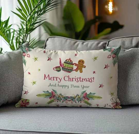 By Queen Limited Festive Edition Калъфка за Възглавница Джинджифилов Меденки 50×30 см