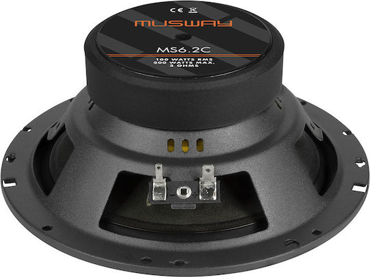 Musway MS6.2C Σετ Ηχεία Αυτοκινήτου Διαιρούμενα 4" με 60W RMS (2 Δρόμων)