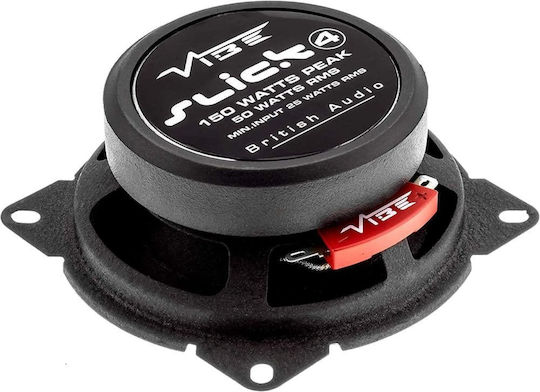 Vibe Audio Slick 4 Σετ Ηχεία Αυτοκινήτου 4" με 50W RMS (2 Δρόμων)