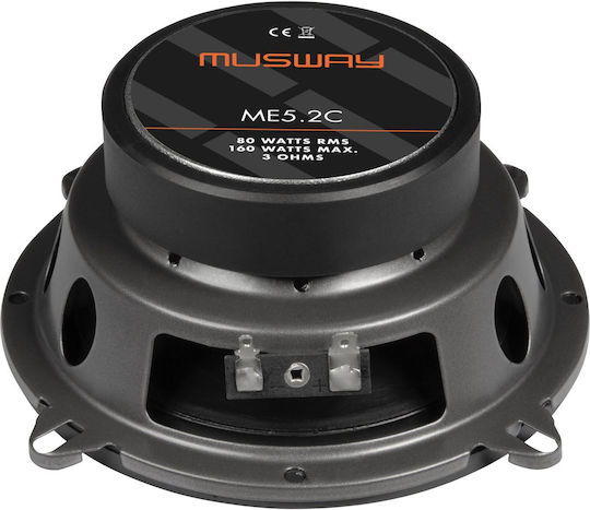 Musway ME5.2C Σετ Ηχεία Αυτοκινήτου Διαιρούμενα 5.25" με 80W RMS (2 Δρόμων)