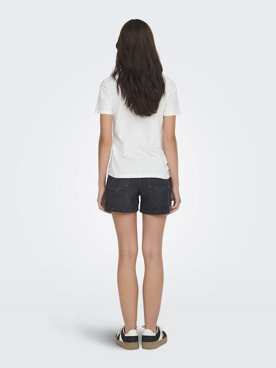 Women's T-shirt Animal Print White